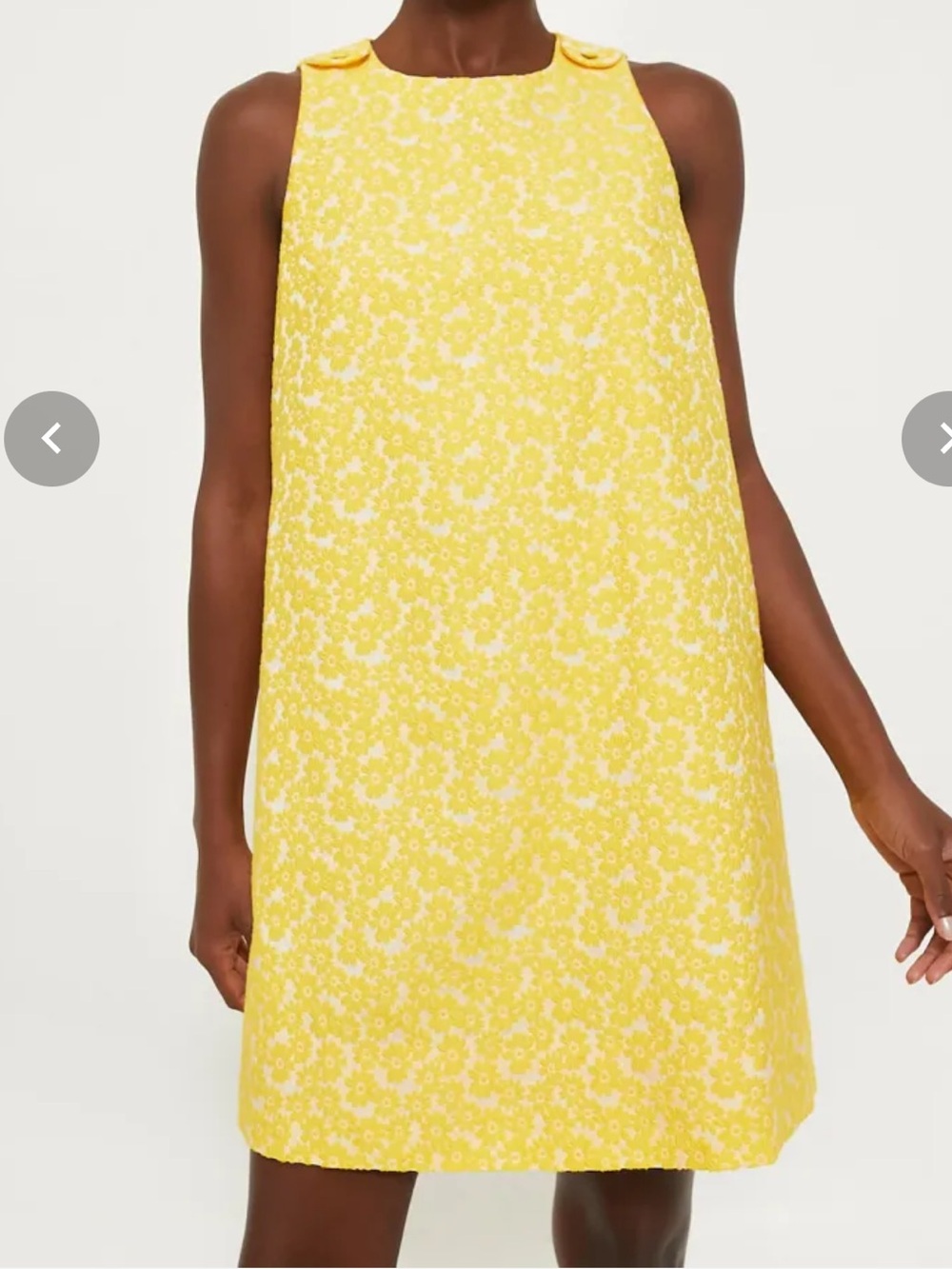 Tuckernuck Floral Jacquard Grace Dress Sz S Daisy Cottagecore Dainty Preppy